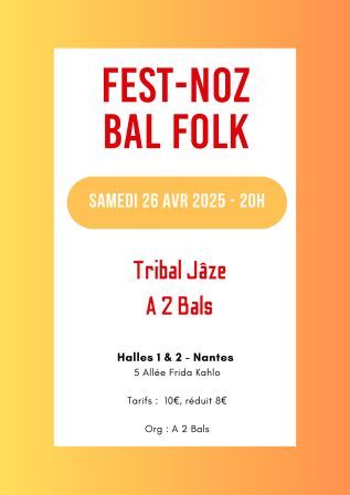  Fest-noz/Bal folk d'A deux Bals